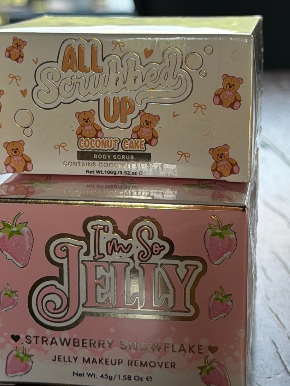 P Louise Skincare Bundle Coconut Cake Strawberry Mega Lot! Face Wash Lip Duo New - Picture 7 of 9